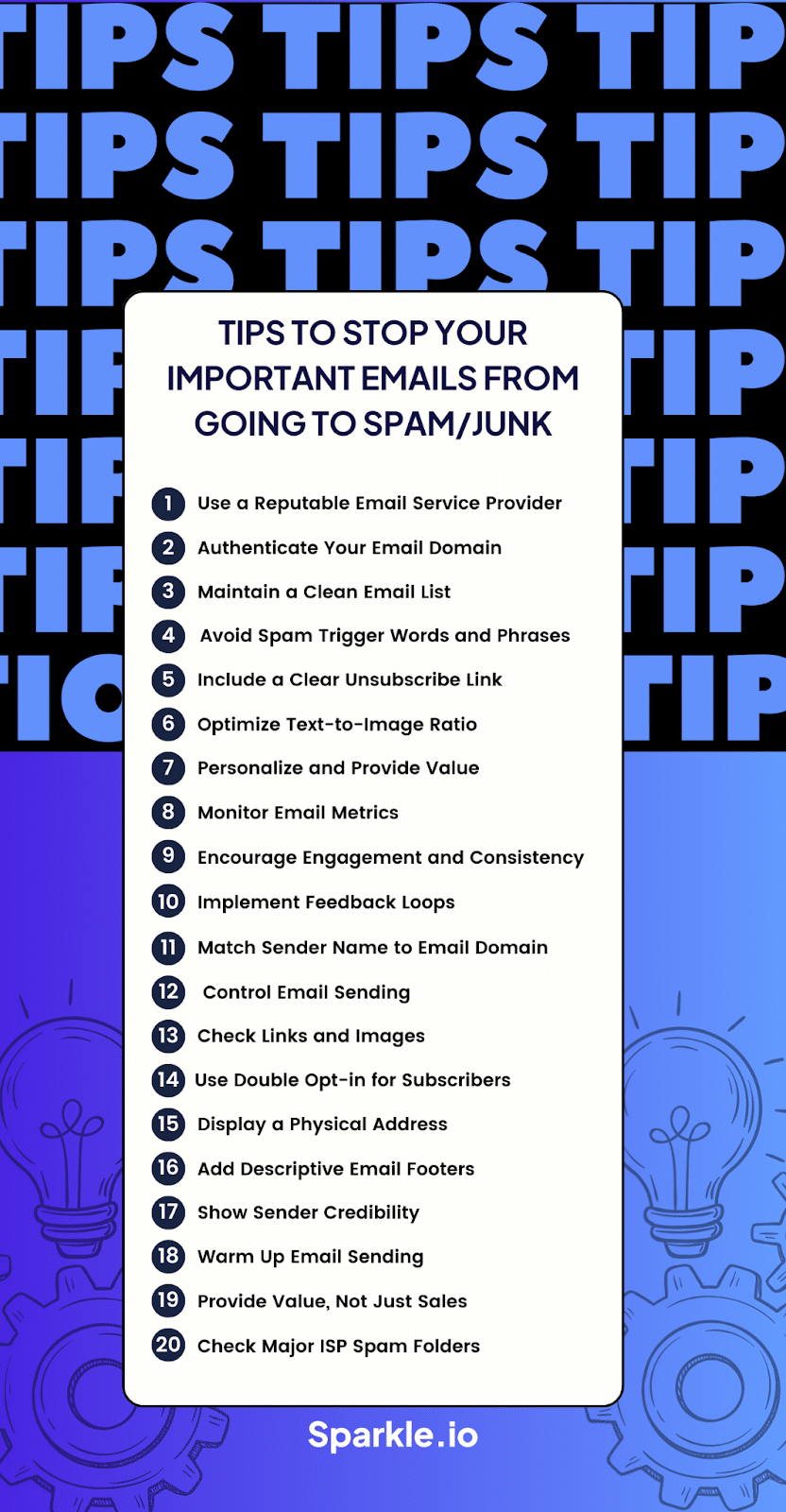 20 Tips to Stop Your Important Emails From Going to Spam/Junk Email
