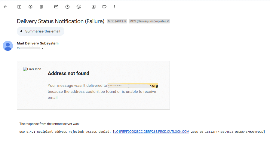 Email Bounce Back: One Test, 209 Failed Emails, and a Surprising Pattern
